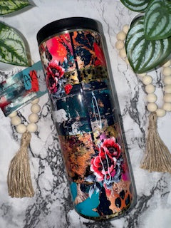 25oz Stainless Steel Tumbler w/duo lid