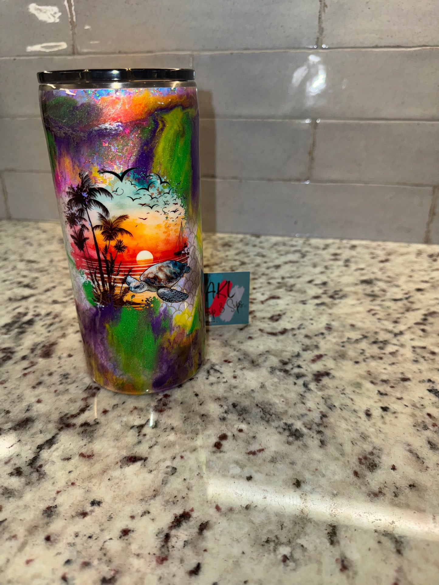 30oz Stainless Steel Fatty with Push Top Lid