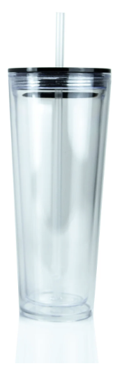 24oz Tapered Acrylic Snow Globe