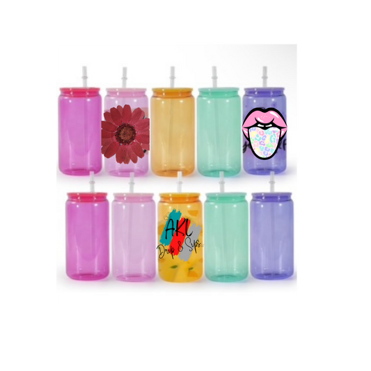Custom 16oz Glass Tumbler